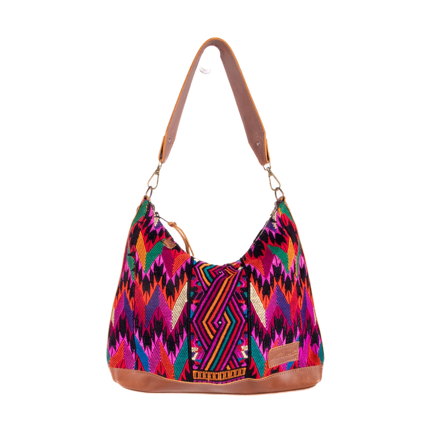 SMALL PENELOPE BAG - OOAK HUIPIL - CAFE - NO. 200383