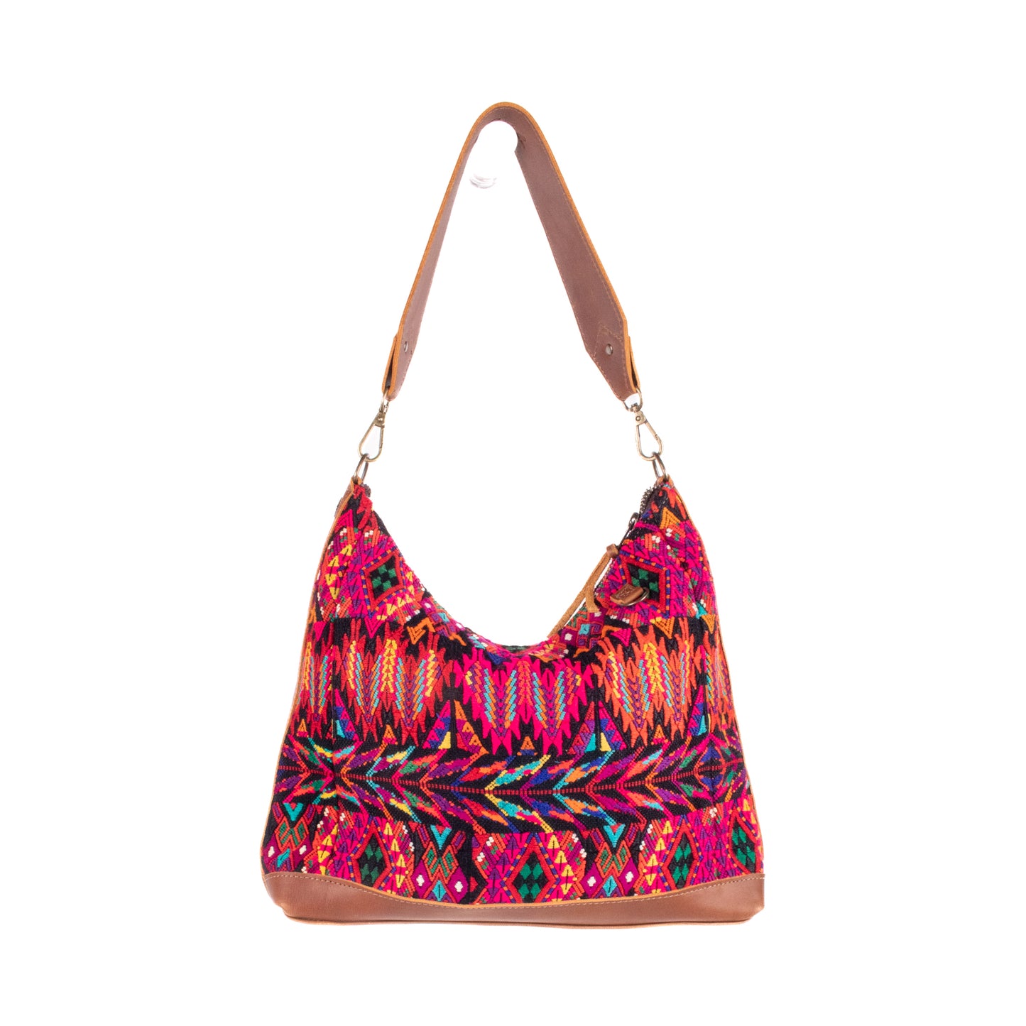 SMALL PENELOPE BAG - OOAK HUIPIL - CAFE - NO. 200386