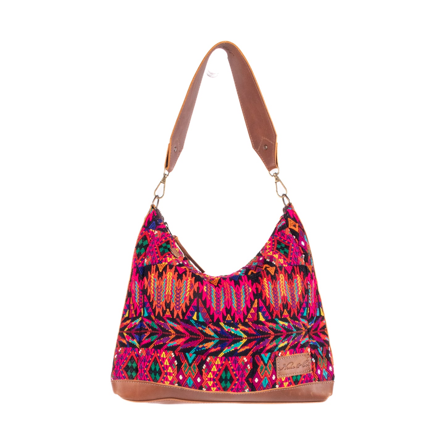 SMALL PENELOPE BAG - OOAK HUIPIL - CAFE - NO. 200386