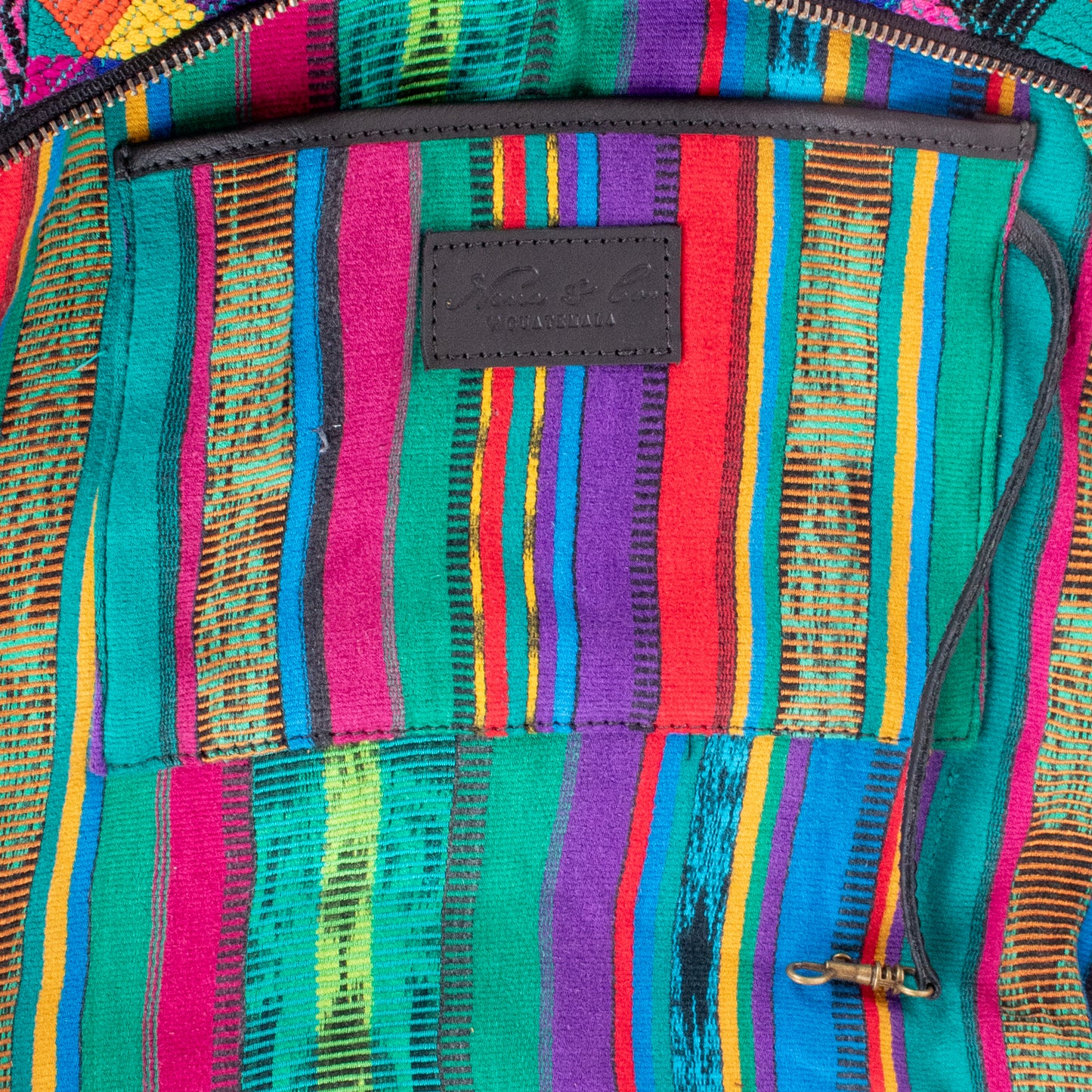 SMALL PENELOPE BAG - OOAK HUIPIL - BLACK - NO. 200390 **SHIP WINDOW**