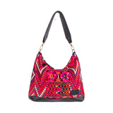 SMALL PENELOPE BAG - OOAK HUIPIL - BLACK - NO. 200393