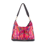 SMALL PENELOPE BAG - OOAK HUIPIL - BLACK - NO. 200394