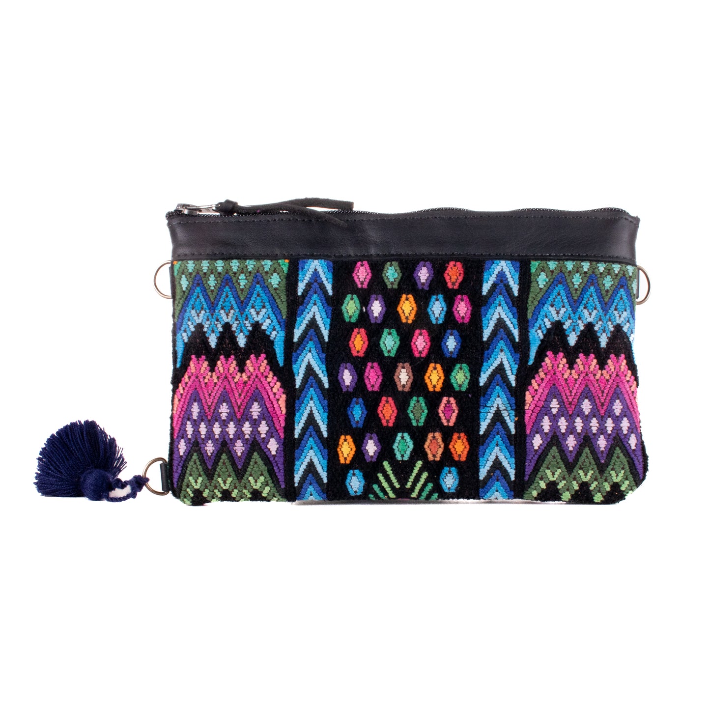 EVERYTHING CLUTCH - OOAK HUIPIL - BLACK - NO. 200440