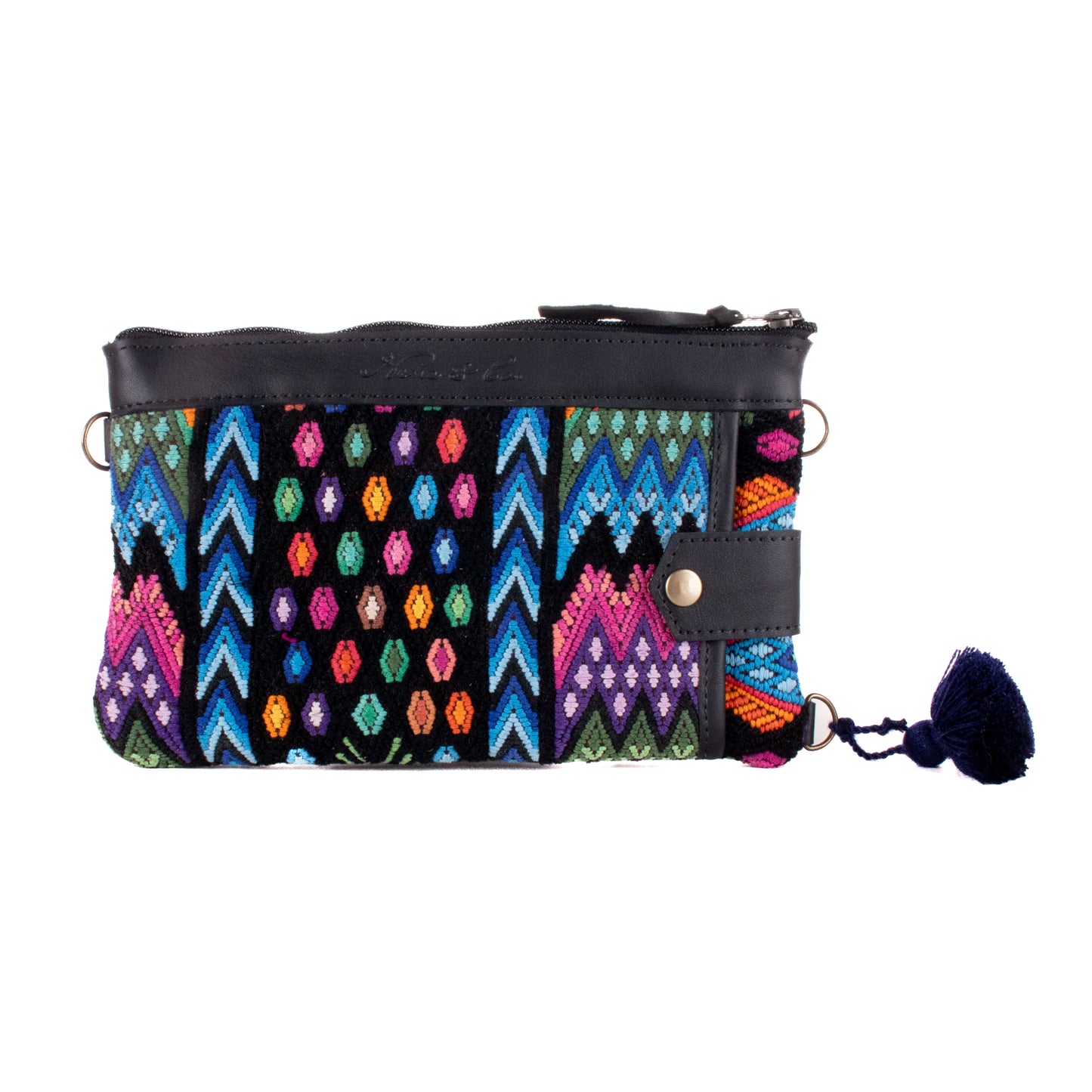 EVERYTHING CLUTCH - OOAK HUIPIL - BLACK - NO. 200440