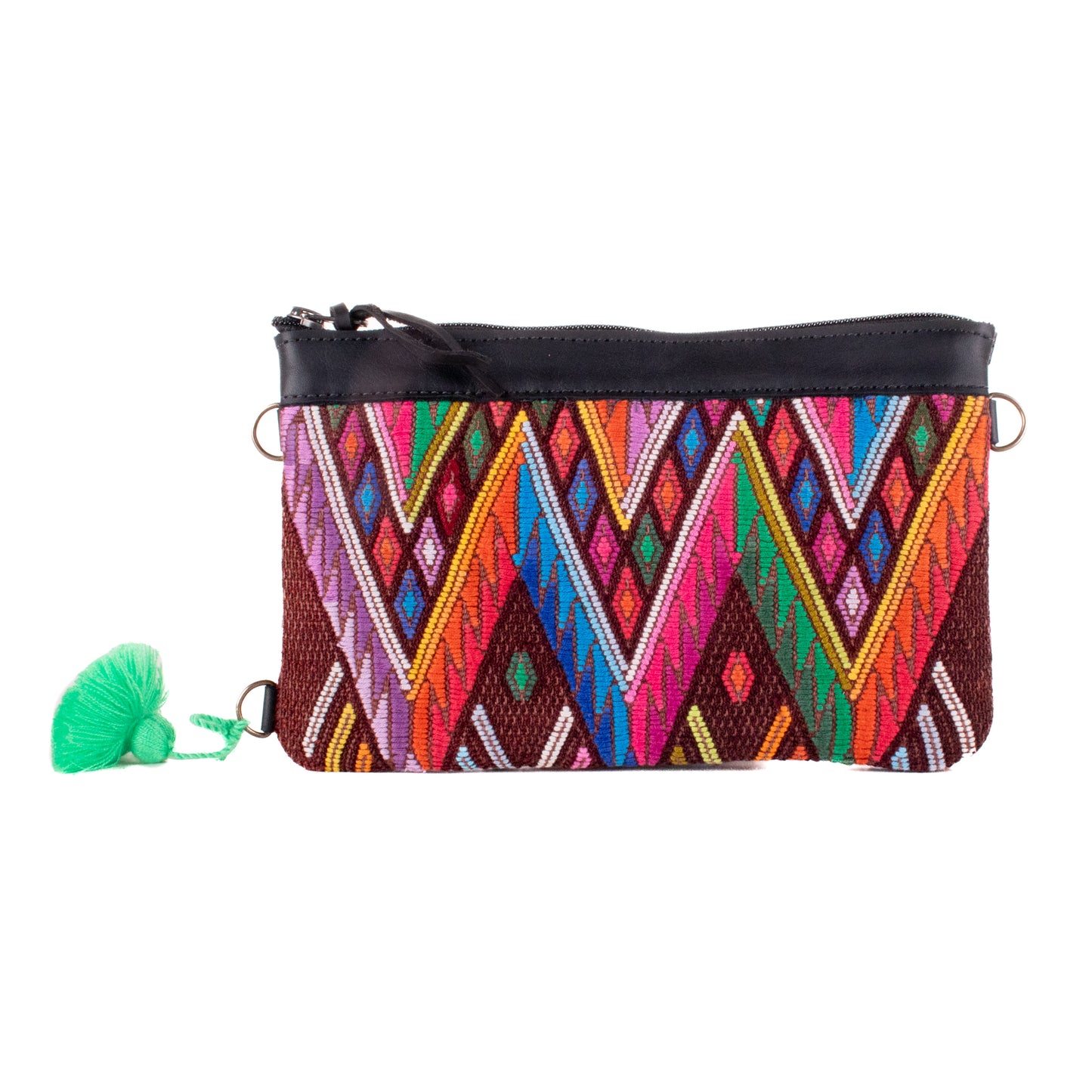 EVERYTHING CLUTCH - OOAK HUIPIL - BLACK - NO. 200445