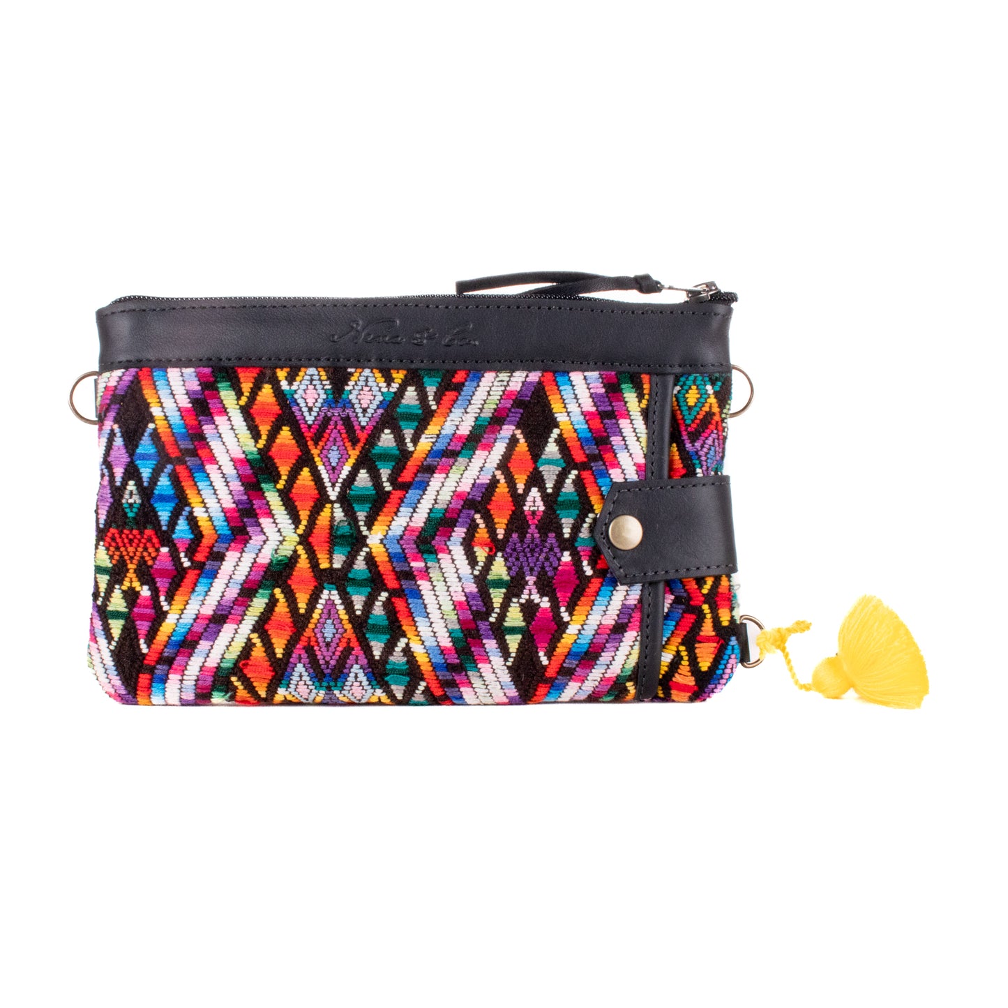 EVERYTHING CLUTCH - OOAK HUIPIL - BLACK - NO. 200450
