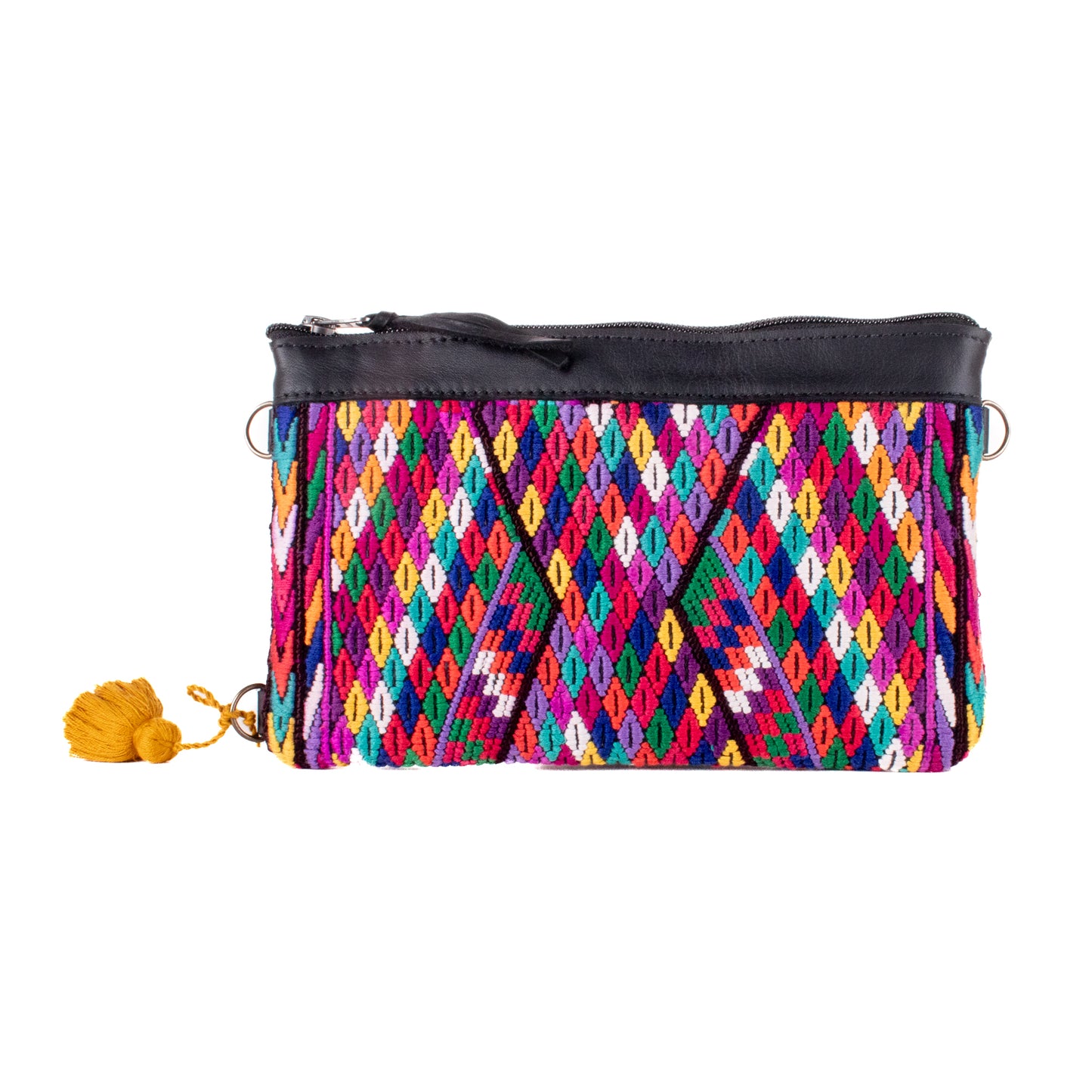 EVERYTHING CLUTCH - OOAK HUIPIL - BLACK - NO. 200452