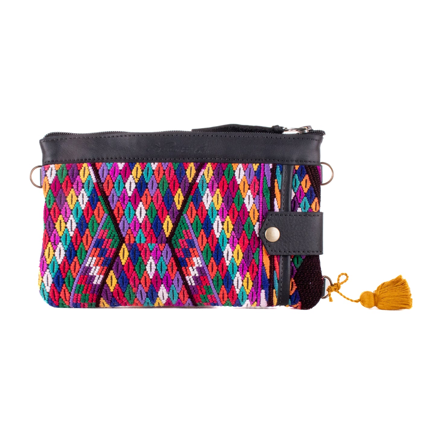 EVERYTHING CLUTCH - OOAK HUIPIL - BLACK - NO. 200452