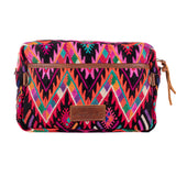 WANDER CROSSBODY BAG - LARGE - OOAK HUIPIL - CAFE - NO. 200457