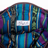 WANDER CROSSBODY BAG - LARGE - OOAK HUIPIL - CAFE - NO. 200457