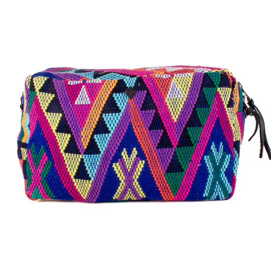 WANDER CROSSBODY BAG - LARGE - OOAK HUIPIL - BLACK - NO. 200469