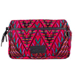 WANDER CROSSBODY BAG - LARGE - OOAK HUIPIL - BLACK - NO. 200470