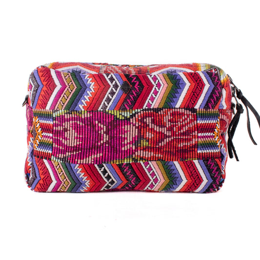 WANDER CROSSBODY BAG - LARGE - OOAK HUIPIL - BLACK - NO. 200474