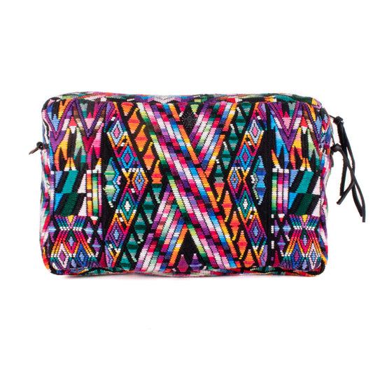 WANDER CROSSBODY BAG - LARGE - OOAK HUIPIL - BLACK - NO. 200475