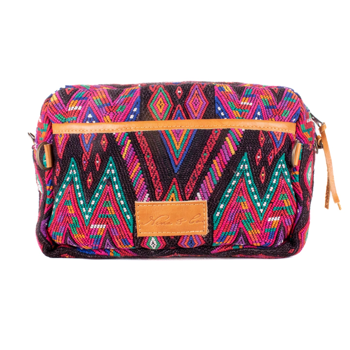 WANDER CROSSBODY BAG - LARGE - OOAK HUIPIL - DUNA AMARILLA - NO. 200484