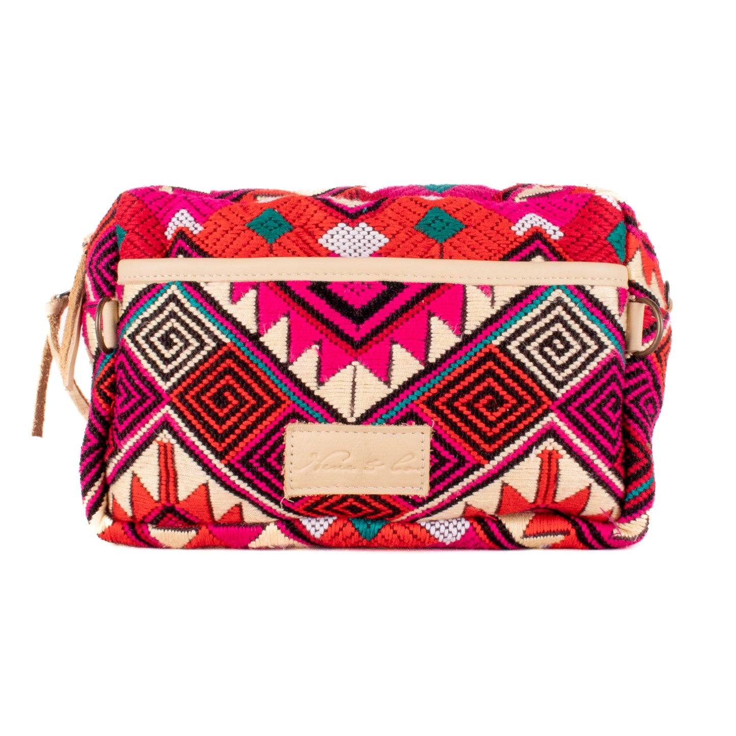 WANDER CROSSBODY BAG - LARGE - OOAK HUIPIL - BUTTER - NO. 200486