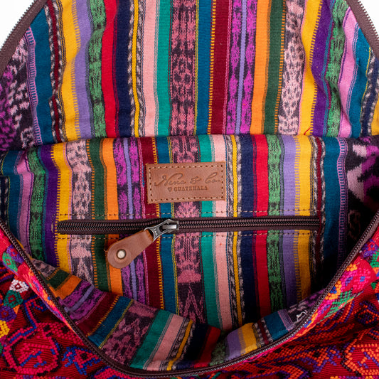 ETHAN BAG - OOAK HUIPIL - CAFE - NO. 200494