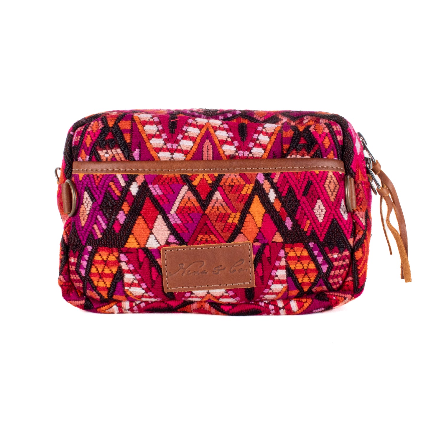 WANDER CROSSBODY SET - OOAK HUIPIL - CAFE - NO. 200522