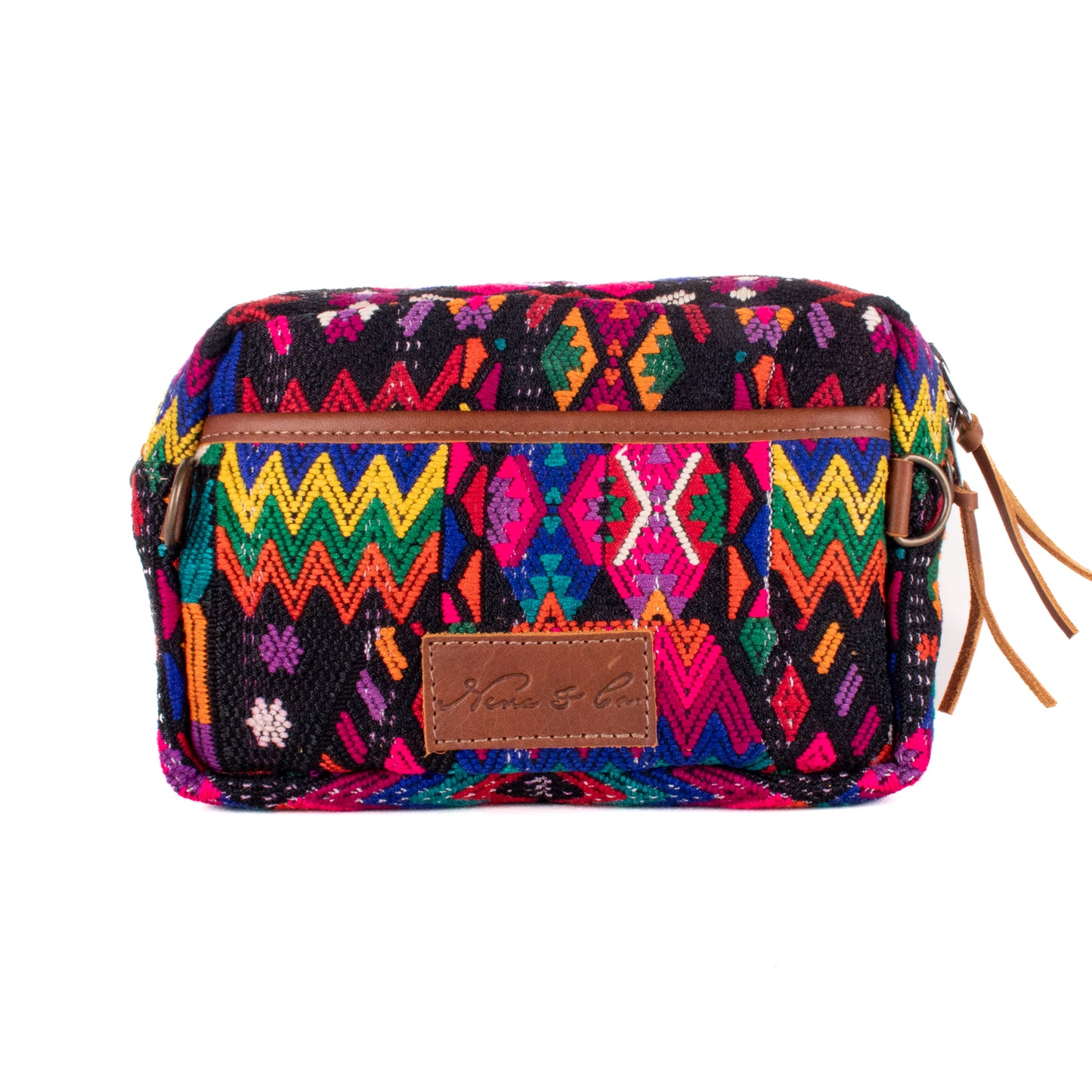 WANDER CROSSBODY SET - OOAK HUIPIL - CAFE - NO. 200528