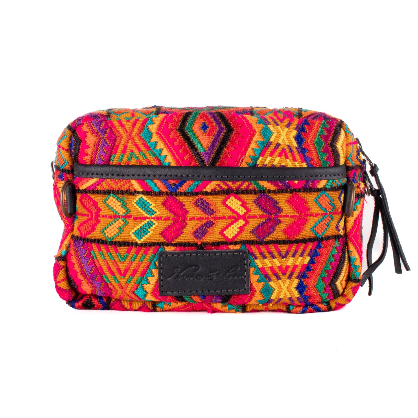WANDER CROSSBODY SET - OOAK HUIPIL - BLACK - NO. 200532
