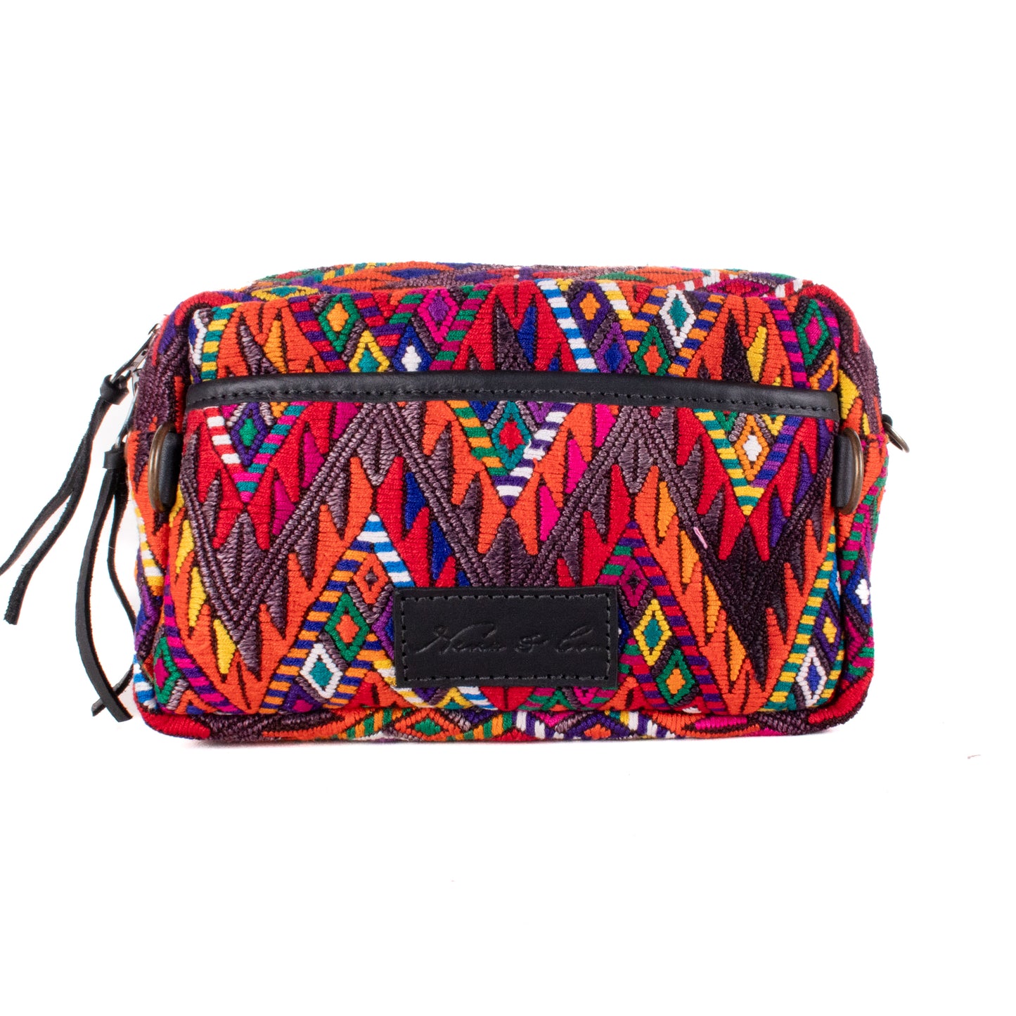 WANDER CROSSBODY SET - OOAK HUIPIL - BLACK - NO. 200536