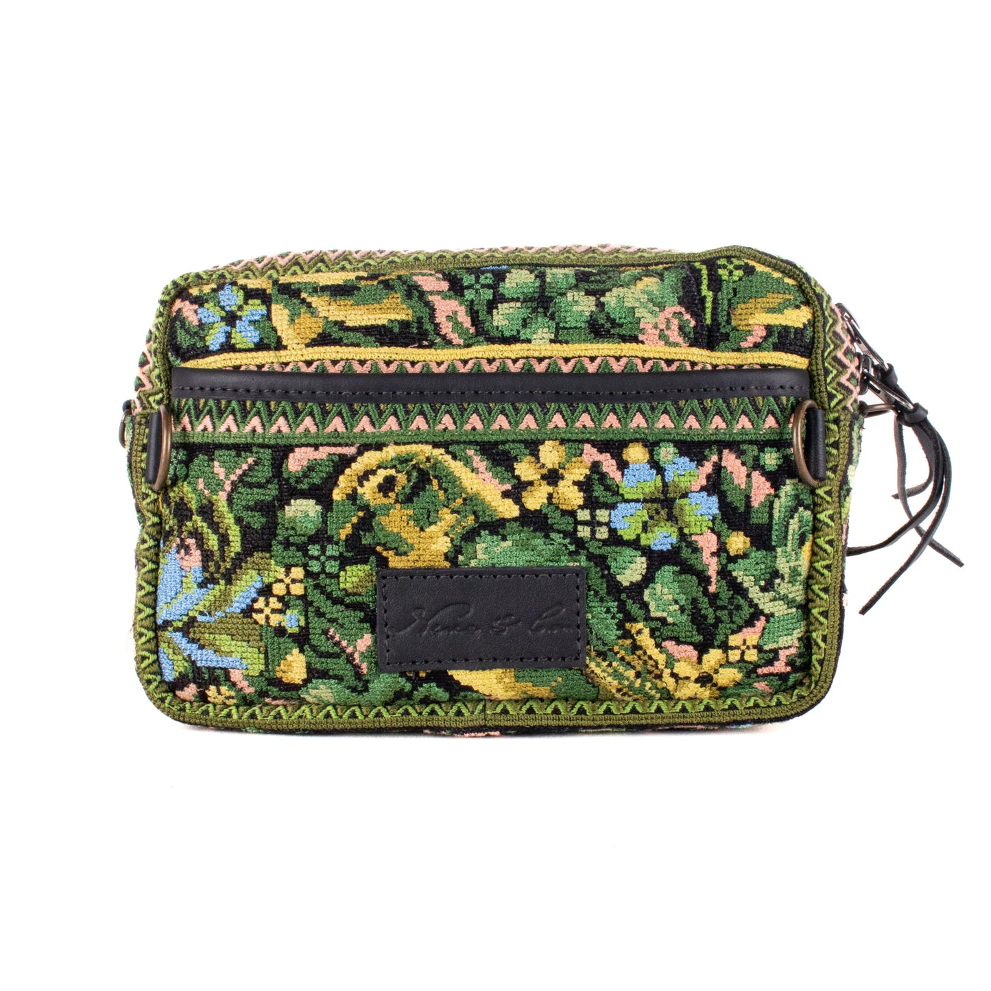 WANDER CROSSBODY SET - OOAK HUIPIL - BLACK - NO. 200539