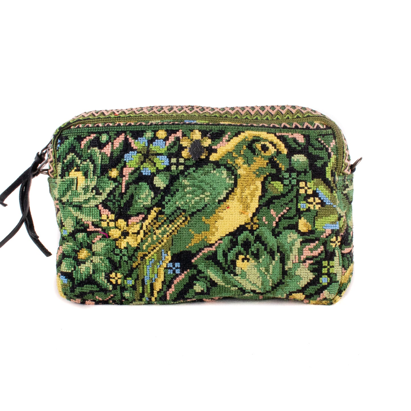 WANDER CROSSBODY SET - OOAK HUIPIL - BLACK - NO. 200539
