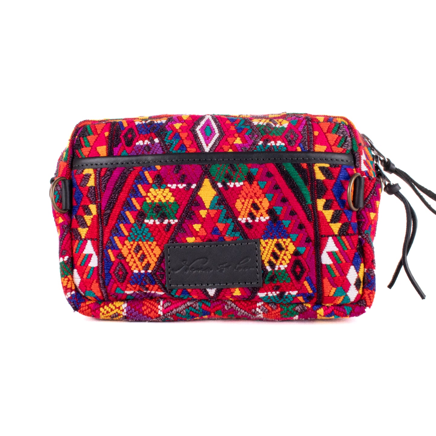 WANDER CROSSBODY SET - OOAK HUIPIL - BLACK - NO. 200540
