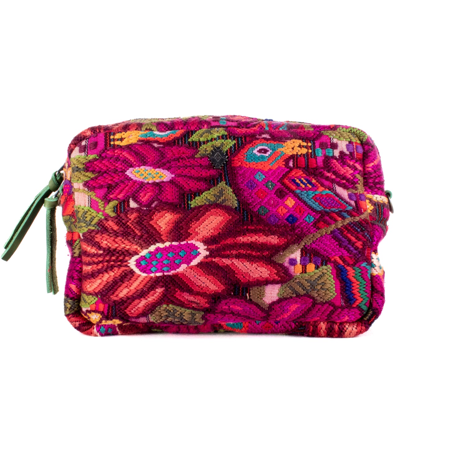 WANDER CROSSBODY SET - OOAK HUIPIL - EMERALD - NO. 200543