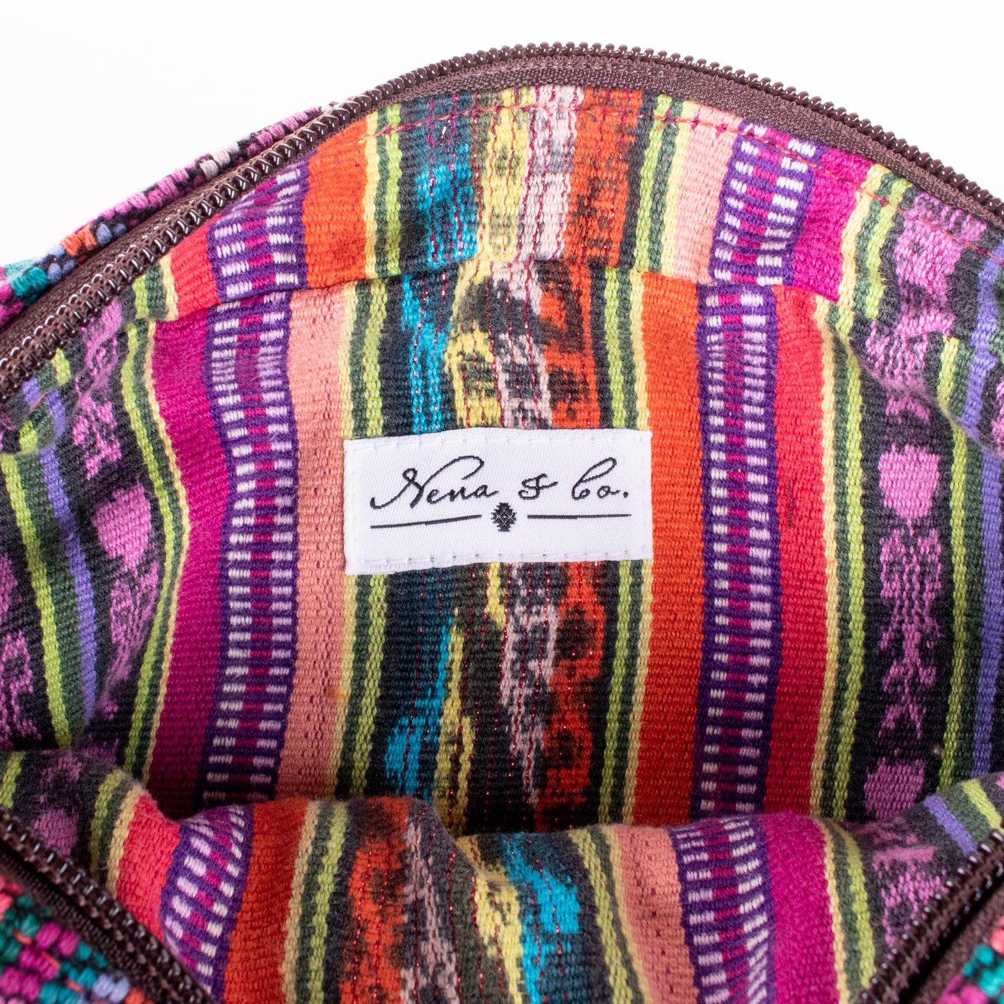 WANDER CROSSBODY SET - OOAK HUIPIL - MAGENTA - NO. 200546
