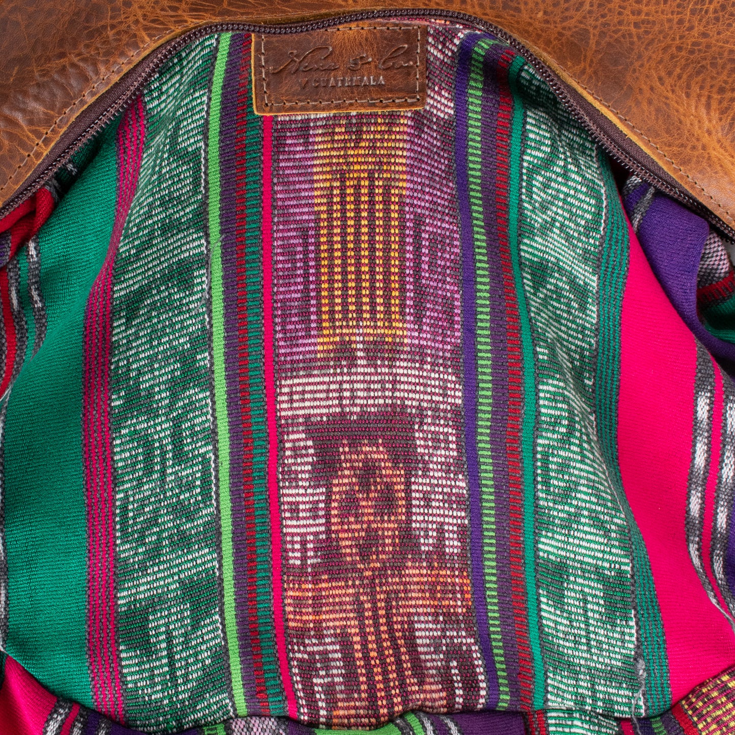BOHO SADDLE BAG - H&S EMBROIDERED FLORAL - HONEY - NO. 200562