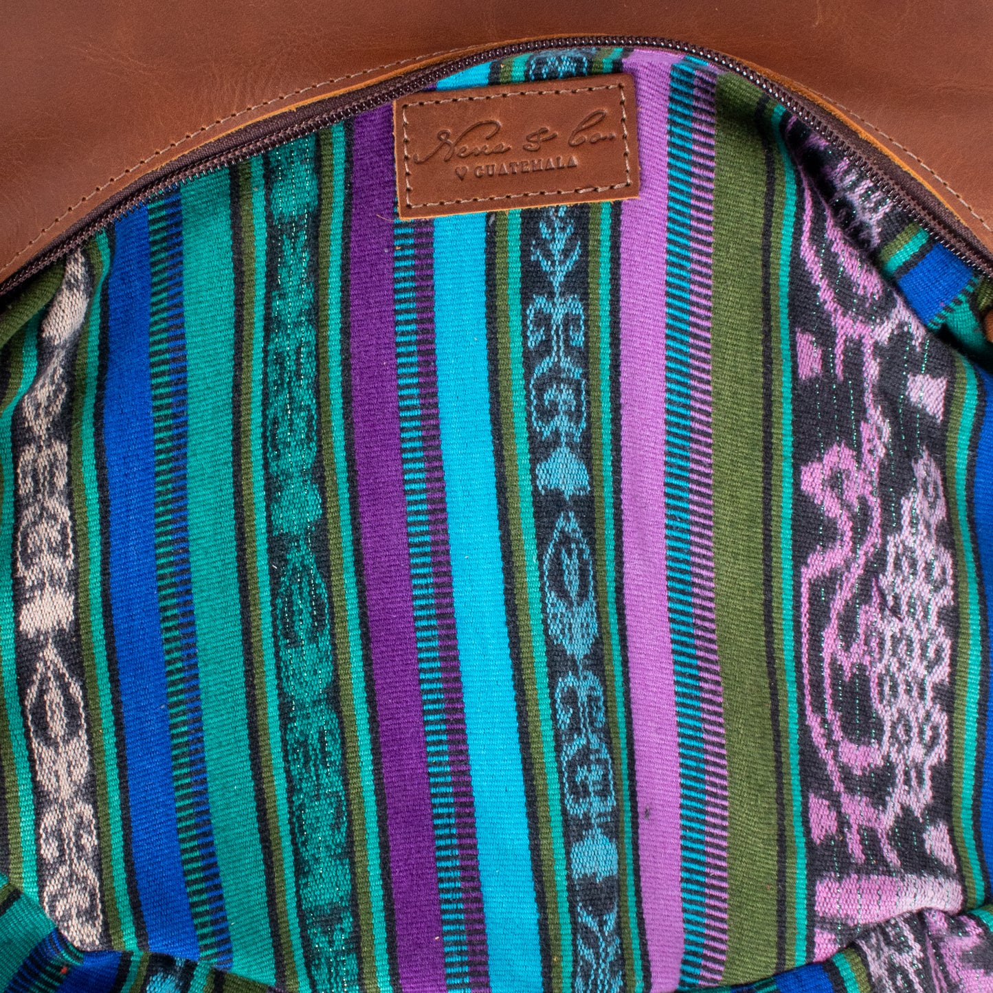 BOHO SADDLE BAG - H&S EMBROIDERED FLORAL - CAFE - NO. 200563