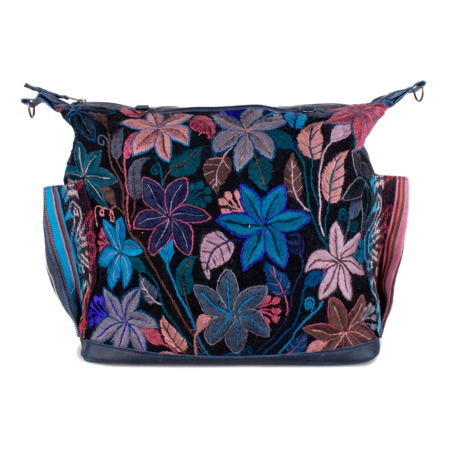 BEATRIZ CDB + DIAMANTE STRAP - H&S FLORAL - NAVY - NO. 200564
