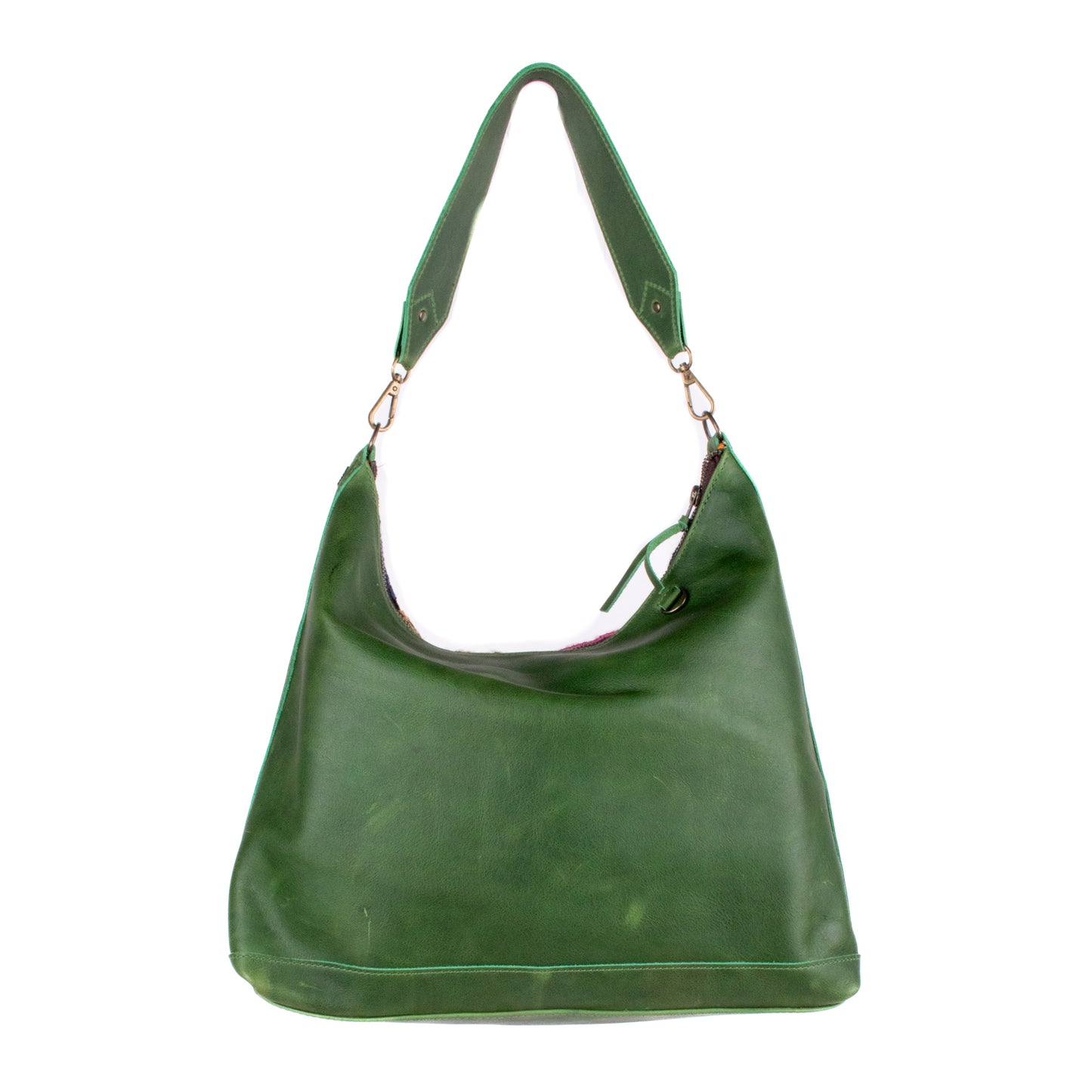 PENELOPE BAG - H&S EMBROIDERED FLORAL - EMERALD - NO. 200568