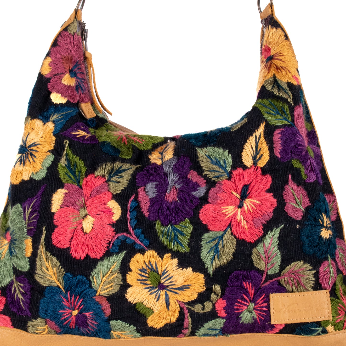 PENELOPE BAG - H&S EMBROIDERED FLORAL - BARCELONA - NO. 200574