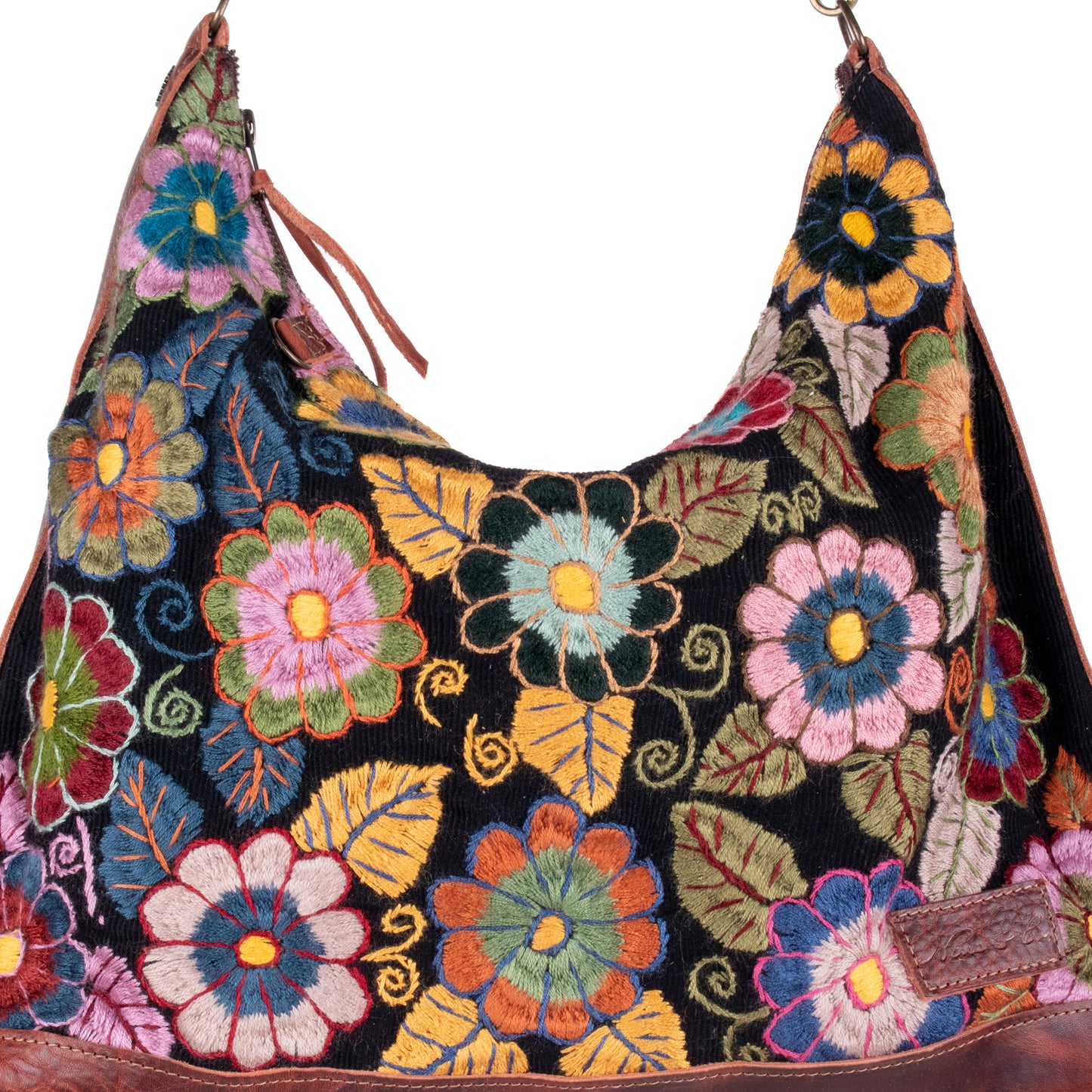 PENELOPE BAG - H&S EMBROIDERED FLORAL - COPPER - NO. 200620