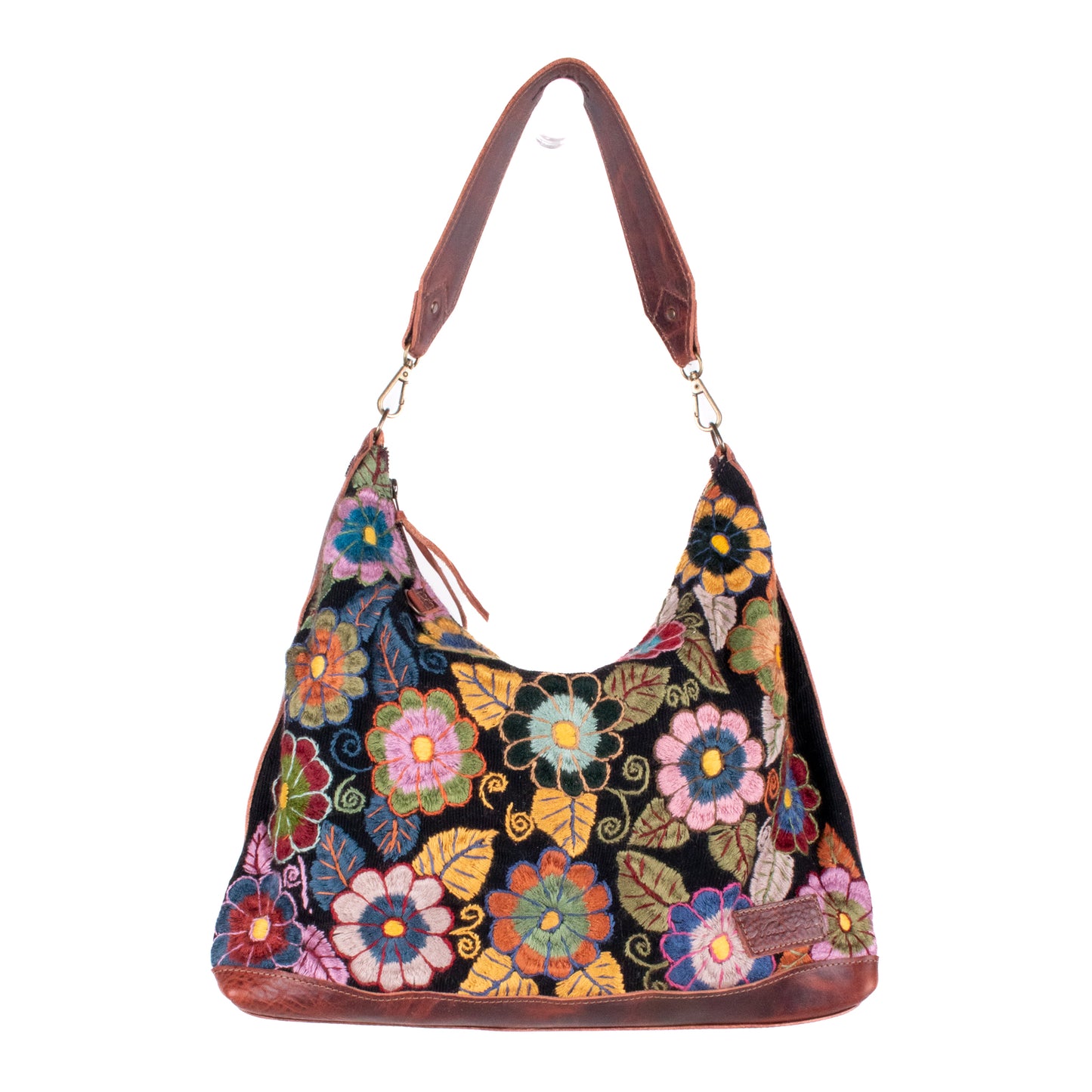 PENELOPE BAG - H&S EMBROIDERED FLORAL - COPPER - NO. 200620