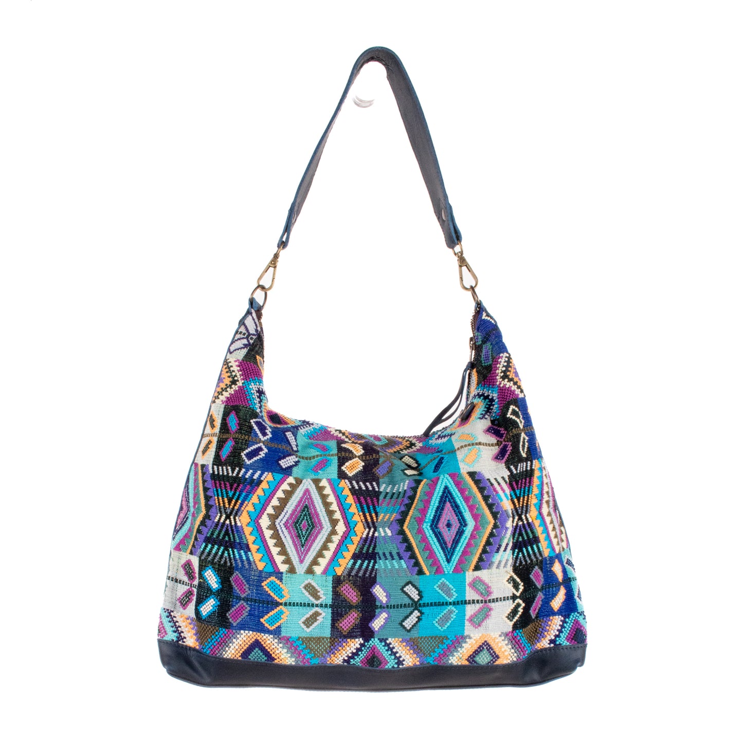 PENELOPE BAG - H&S WHEAT - NAVY - NO. 200641