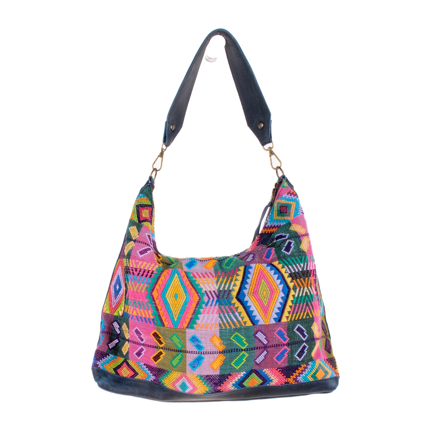 PENELOPE BAG - H&S WHEAT - NAVY - NO. 200642