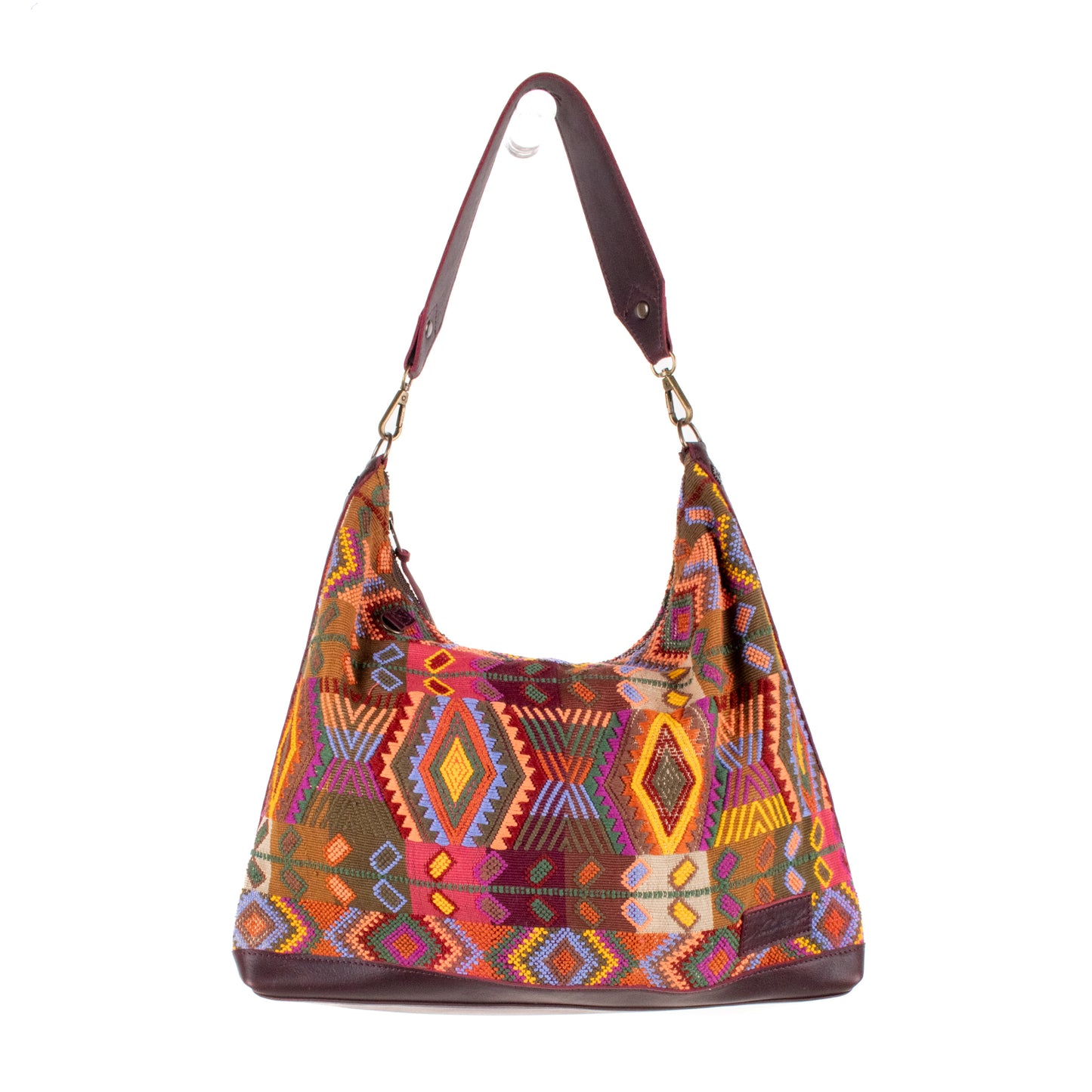 PENELOPE BAG - H&S WHEAT - VINO TINTO - NO. 200647