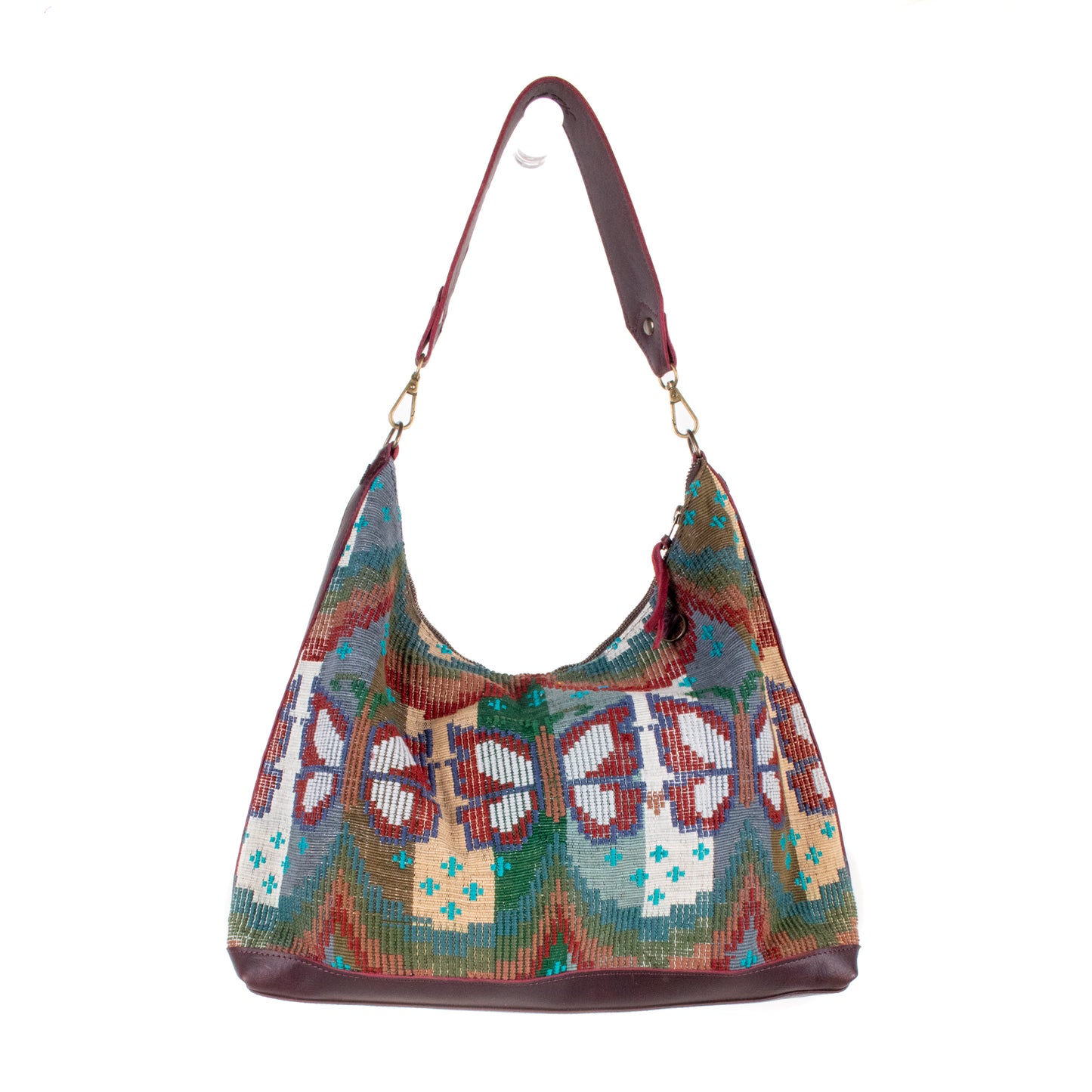 PENELOPE BAG - H&S BUTTERFLY - VINO TINTO - NO. 200654