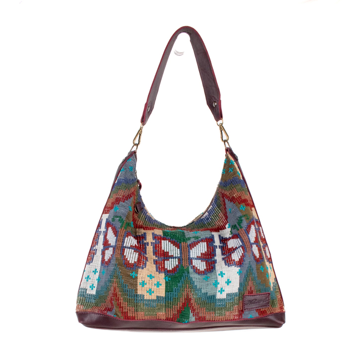 PENELOPE BAG - H&S BUTTERFLY - VINO TINTO - NO. 200654