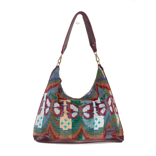 PENELOPE BAG - H&S BUTTERFLY - VINO TINTO - NO. 200654