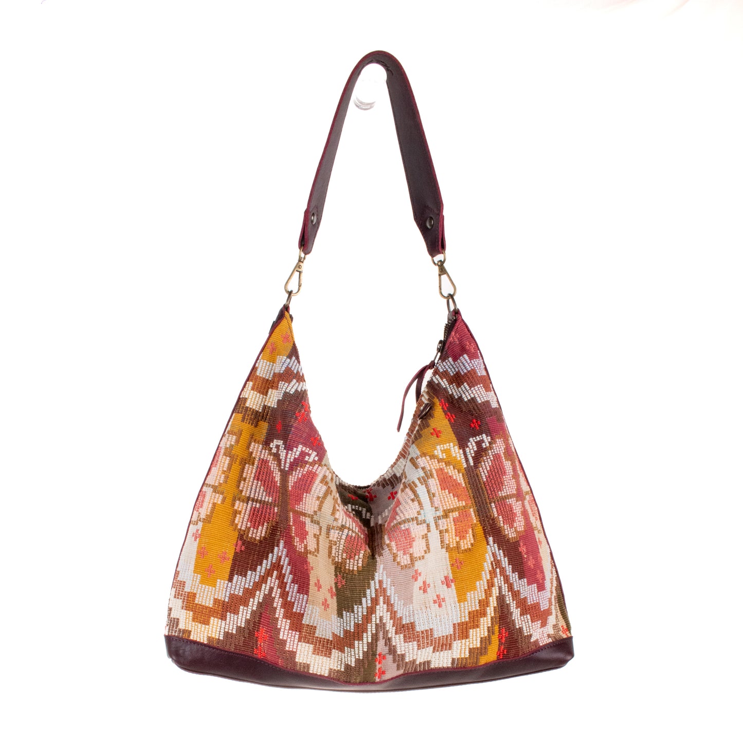 PENELOPE BAG - H&S BUTTERFLY - VINO TINTO - NO. 200655