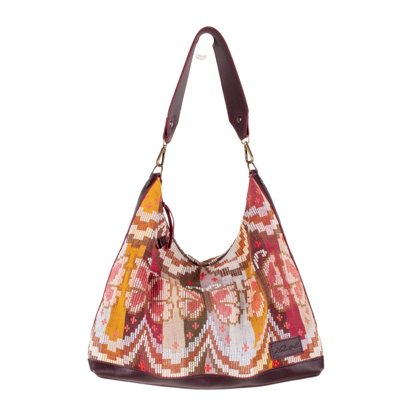 PENELOPE BAG - H&S BUTTERFLY - VINO TINTO - NO. 200655