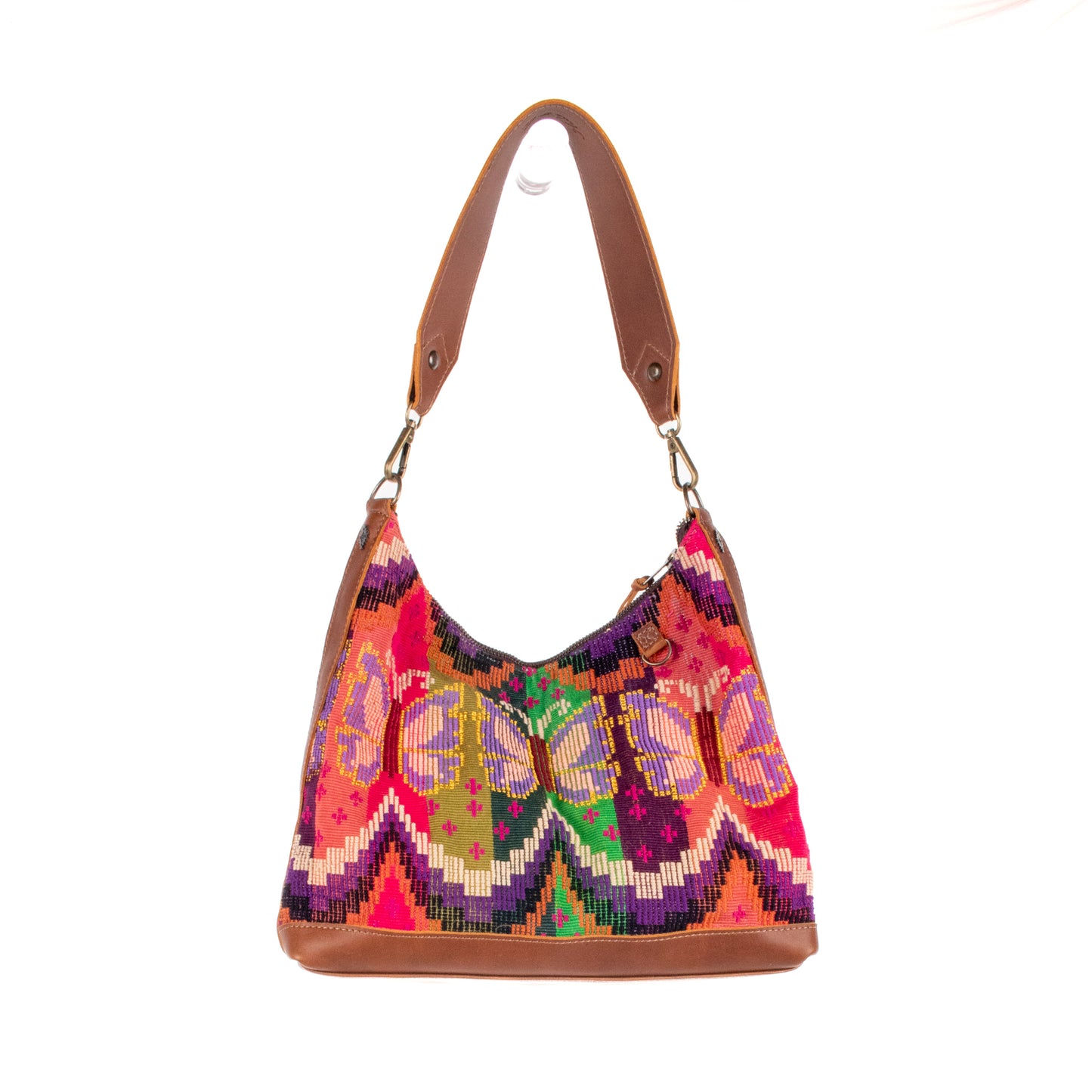 **SHIP WINDOW** SMALL PENELOPE BAG - H&S BUTTERFLY - CAFE - NO. 200660