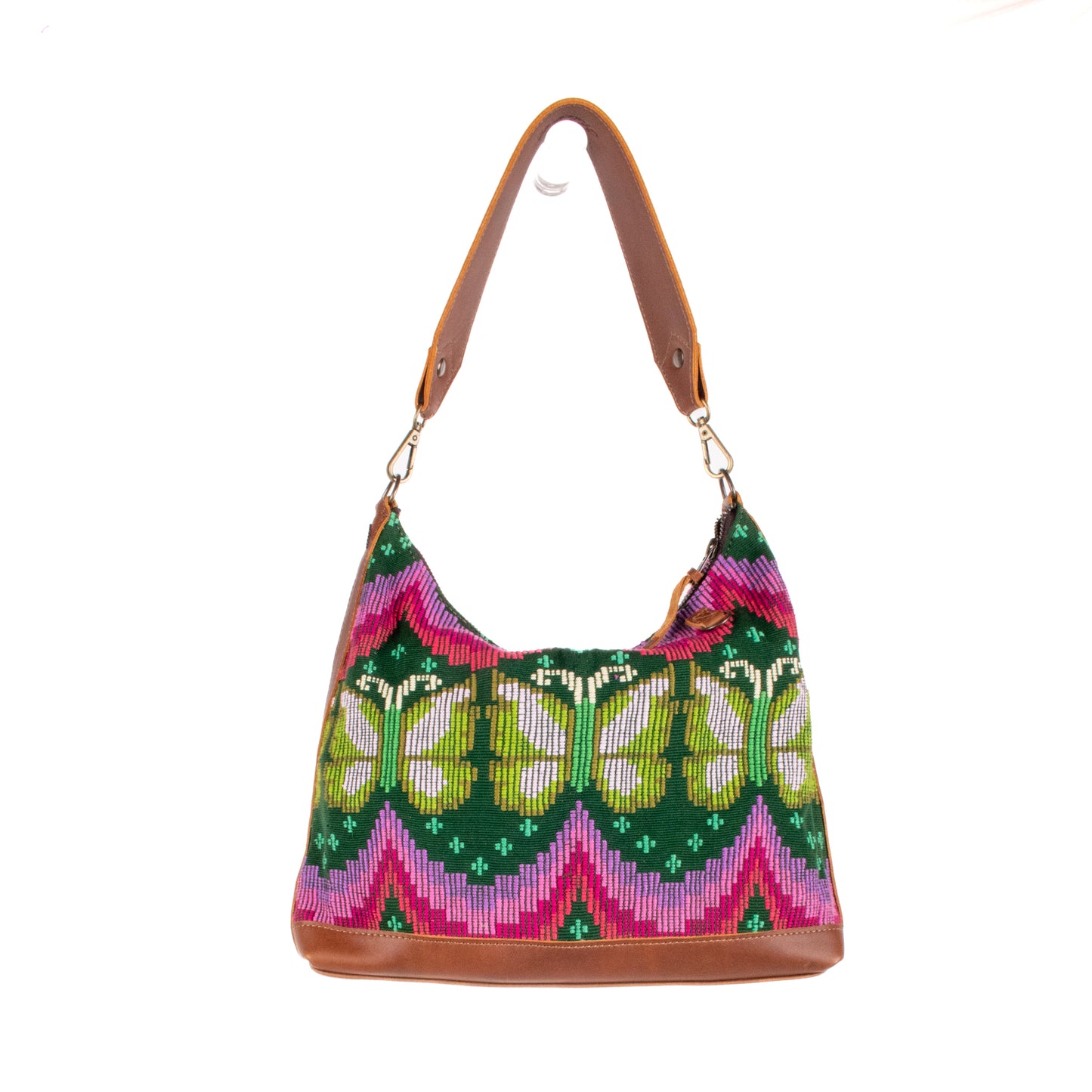 **SHIP WINDOW** SMALL PENELOPE BAG - H&S BUTTERFLY - CAFE - NO. 200661