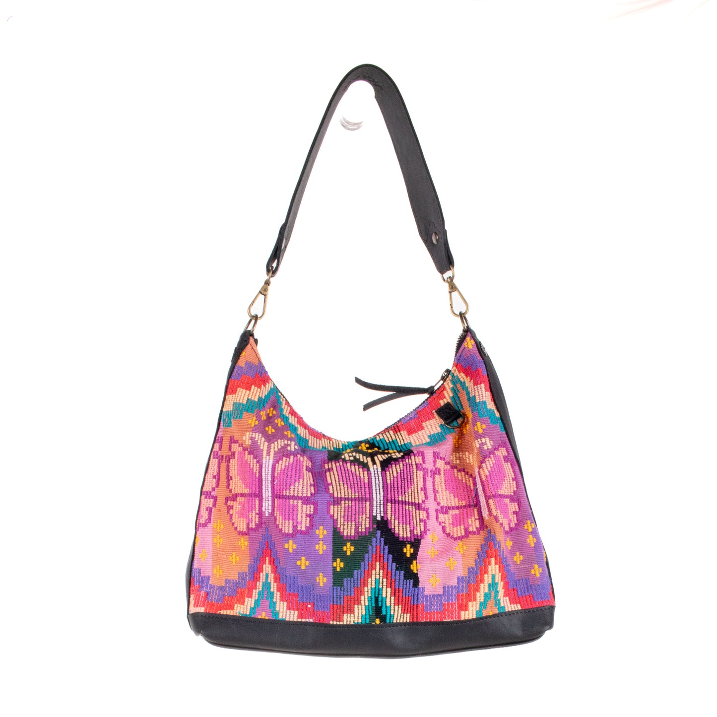 **SHIP WINDOW** SMALL PENELOPE BAG - H&S BUTTERFLY - BLACK - NO. 200662