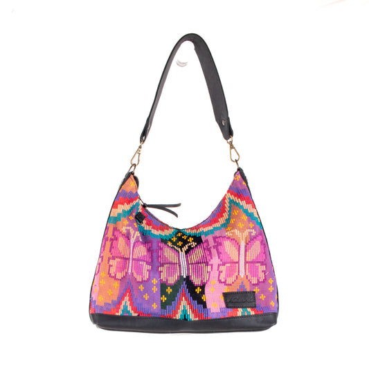 **SHIP WINDOW** SMALL PENELOPE BAG - H&S BUTTERFLY - BLACK - NO. 200662