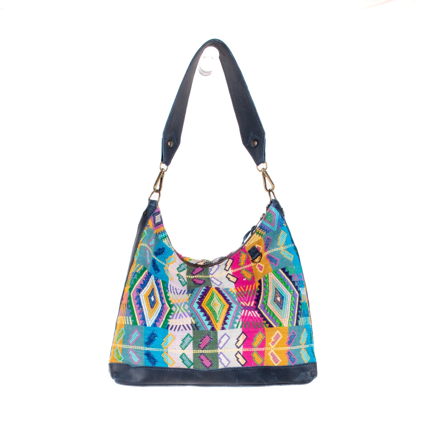**SHIP WINDOW** SMALL PENELOPE BAG - H&S WHEAT - NAVY - NO. 200668